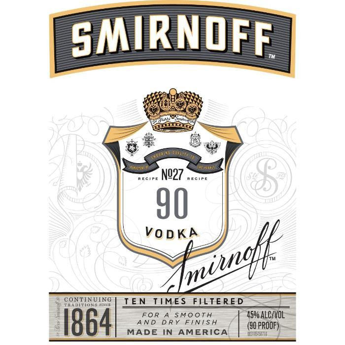 Smirnoff No. 27 90 Proof Vodka
