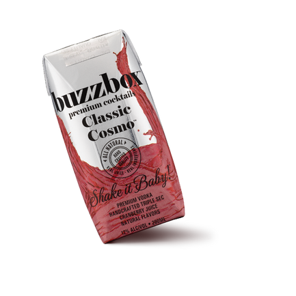 BuzzBox Premium Cocktails Classic Cosmo 4-Pack