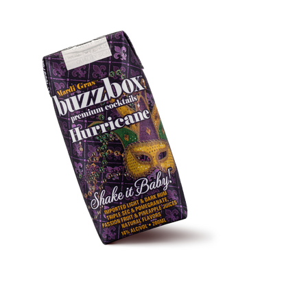 BuzzBox Premium Cocktails Hurricane 4-Pack