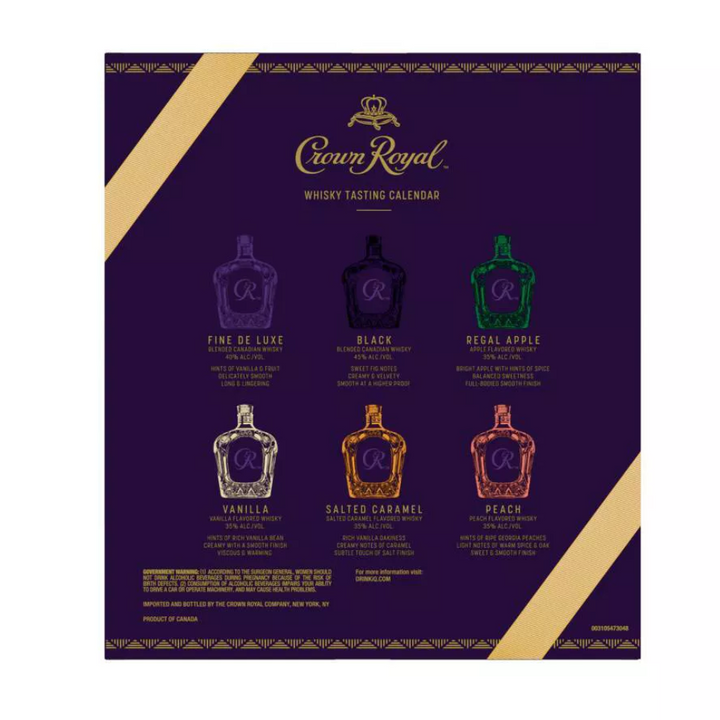 Buy Crown Royal Whisky Tasting Calendar online at whiskeyshipped.com and have it shipped to your door nationwide.