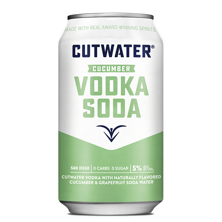Buy Cutwater Spirits Cucumber Vodka Soda (4 Pack - 12 Ounce Cans) online at whiskeyshipped.com and have it shipped to your door nationwide.