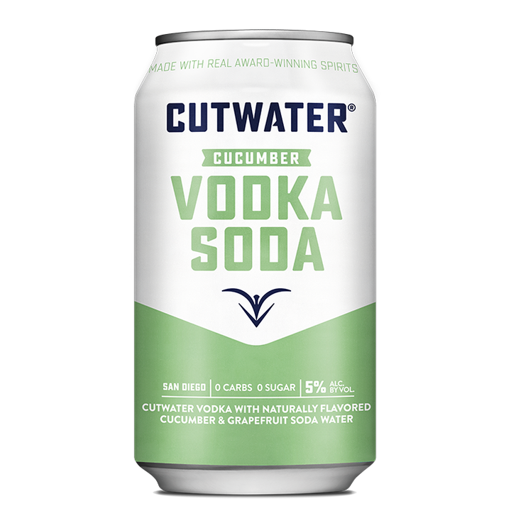 Buy Cutwater Spirits Cucumber Vodka Soda (4 Pack - 12 Ounce Cans) online at whiskeyshipped.com and have it shipped to your door nationwide.