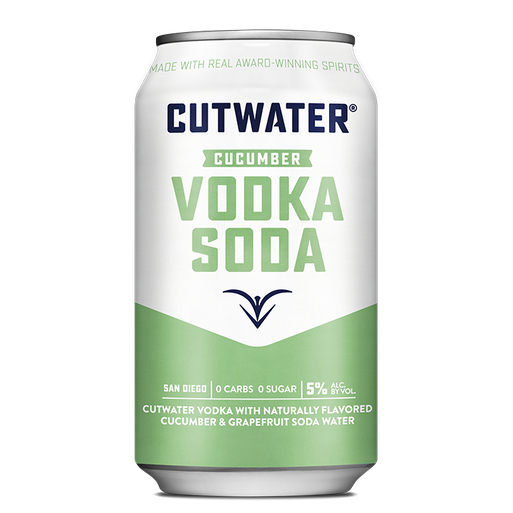 Cutwater Spirits Cucumber Vodka Soda (4 Pack - 12 Ounce Cans)