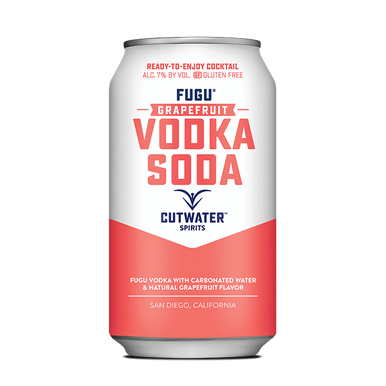 Fugu Grapefruit Vodka Soda (4 Pack - 12 Ounce Cans)
