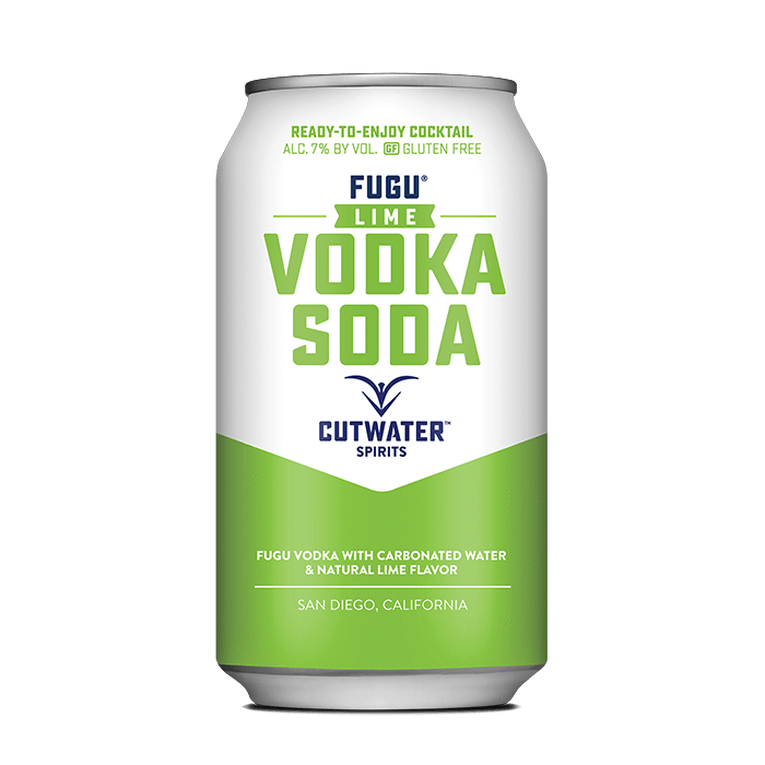 Cutwater Spirits Lime Vodka Soda (4 Pack - 12 Ounce Cans)