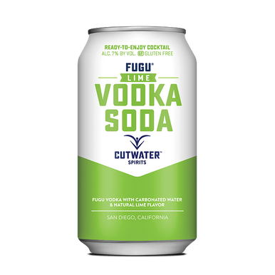 Cutwater Spirits Lime Vodka Soda (4 Pack - 12 Ounce Cans)
