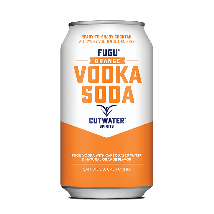 Fugu Orange Vodka Soda (4 Pack - 12 Ounce Cans)
