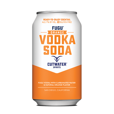 Fugu Orange Vodka Soda (4 Pack - 12 Ounce Cans)