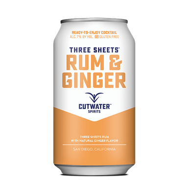 Three Sheets Rum & Ginger (4 Pack - 12 Ounce Cans)