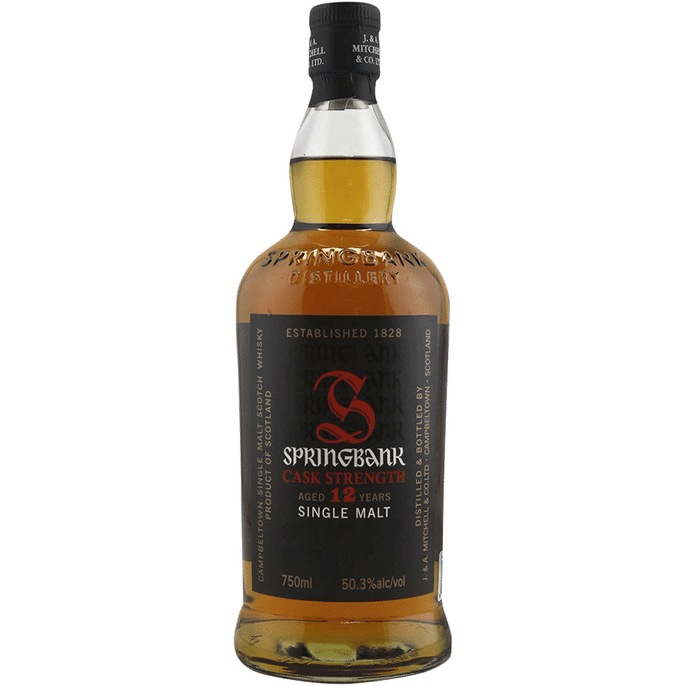 Buy Springbank 12 year cask strength scotch whiskey online at whiskeyshipped.com