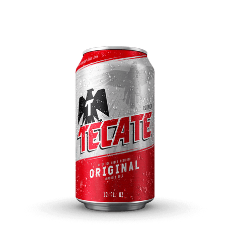 Tecate Original Mexican Lager Beer, 12 Pack Can | 12oz