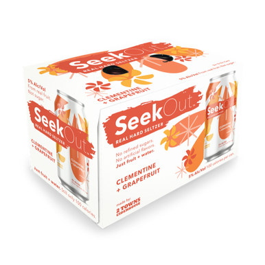 SeekOut Clementine Grapefruit  Cider 6-Pack Can (12oz)